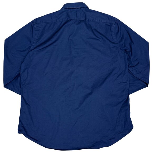 Men's EXPRESS 1MX‎ Modern Fit Dress Shirt Navy | Size XL - Picture 2 of 6